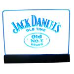 200x300mm desktop blue led edgelit sign with engraved logo