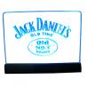 Buy cheap 200x300mm desktop blue led edgelit sign with engraved logo from wholesalers