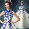 Buy cheap Blue Plum Blossom Organza And Tutu A-Line Gorgeous Evening Dress TSJY105 from wholesalers