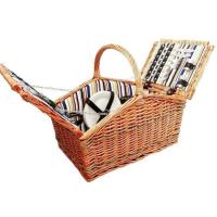 Buy cheap Natural Willow Wicker Picnic Basket Cheap Lunch Bags Outdoor Lunch Basket product