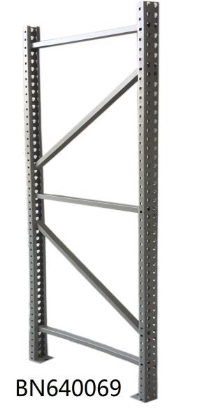 Buy cheap Commercial 96 *42 Inch Teardrop Pallet Rack Uprights Full Welded Anticorrosive from wholesalers