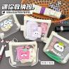 Buy cheap CARTOON NET COIN PURSE CUTE CHANGE STORAGE BAG TRANSPARENT PORTABLE CARD POCKET RED ENVELOPE MINI STORAGE BAG from wholesalers