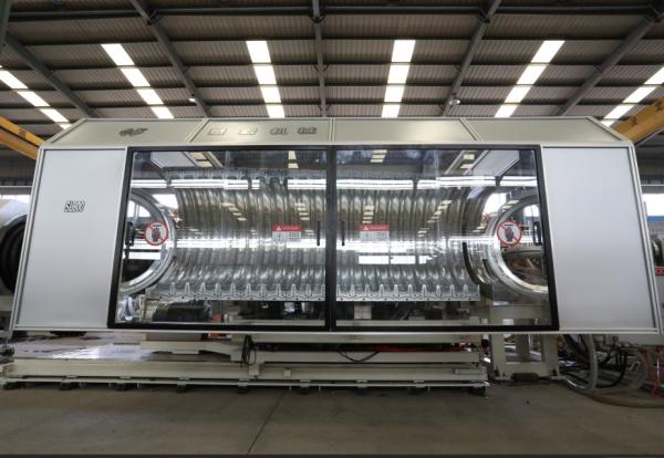 HDPE PP PE Double Wall Corrugated Pipe Extrusion Line Drain Pipe Production