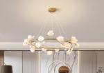 Flower Big Chandelier Interior Designer Ceramic Pendant Lamp Home Decoration For