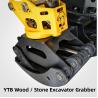 Buy cheap YTB Wood / Stone Excavator Grabber Hydraulic And Electronic Type For Digging from wholesalers