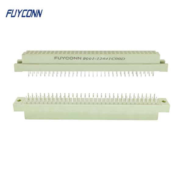 Buy cheap DIN 41612 Connector 2.54mm Pitch PCB Vertical Female Euro Connector 2*32pin 2*64pin from wholesalers