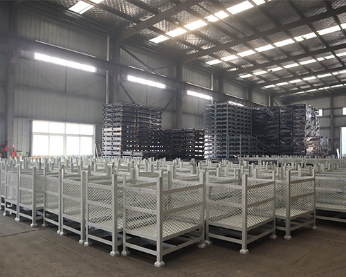 Detachable Metal Cages Mesh Pallet Container Wire Mesh Stillages Cage Box