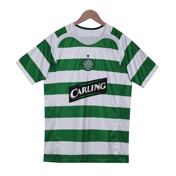 Buy cheap Celtic 2005 Retro Home Fan Edition Football Jersey Pays Tribute To Scottish Premier League Champions from wholesalers