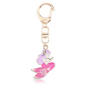 Wholesale Mermaid Key Chain Ornaments 2inches Wide ODM Available Diamond from china suppliers