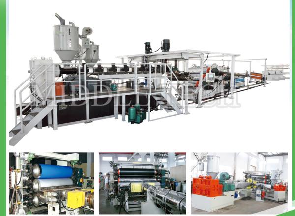 Buy cheap Multi Layer PP Hollow Sheet Extrusion Line , Cast Extrusion Line Thickness 0.3 - 20mm from wholesalers