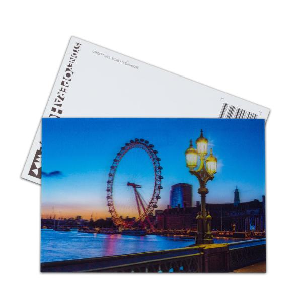 Roller Coaster Parks Lenticular 3D motion Card Souvenir Gift Card moving
