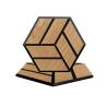 Buy cheap Modern Design Wood Veneer Acoustic Hexagon Panels Soundproof And Sound-Absorbing Wall Panels For Hotel Insulation from wholesalers