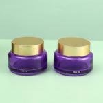 Luxury Empty Glass Face Cream Jar 30g Refillable Body Butter Jars 1oz Cosmetic