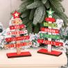 Buy cheap Mini wooden Desktop Christmas tree for Decorations from wholesalers