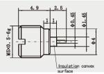Stainless Steel Male Bulkhead Full Detent SMP RF Connector