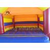 Buy cheap 4*4m Orange Commercial Clown Inflatable Jumping Castle For Party And Event from wholesalers