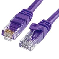 Buy cheap Purple Gold Plated Cat6a Network Cable Category 6a Ethernet Cable 1.8m 2m product