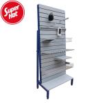 Professional Hat Helmet Retail Shop Stand Racks Slatwall Cap Display