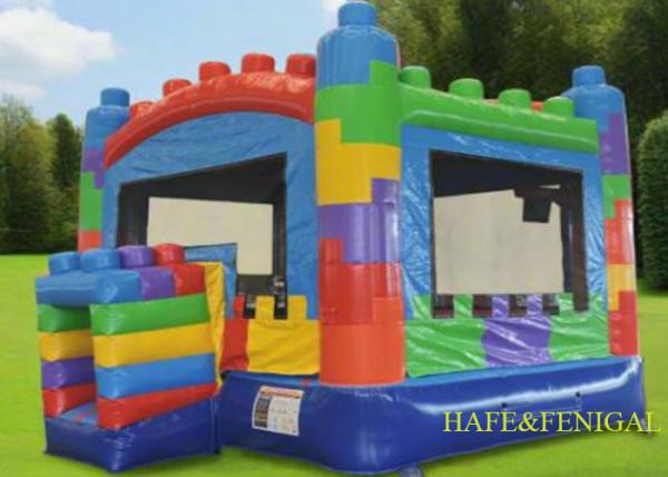Buy cheap Customized Inflatable Blocks Bounce House For Family Use And Rental Business from wholesalers