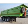 Buy cheap 80t 4 Axle Rear Dump Trailer with 1840mm Tread and Gravel Ore Coal Iron /Copper Powder from wholesalers