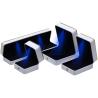 Buy cheap Custom Jewellery Box Packaging Gold Trim Plastic Jewelry Case With LED Lighting from wholesalers