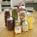 Best Selling Cosmetic Plastic Jar 500ml Food Grade Plastic Jars Wide Mouth