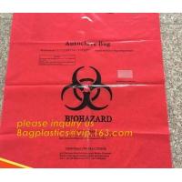 Buy cheap Biohazard Waste Garbage Bag, hazardous waste yellow plastic bag asbestos garbage product