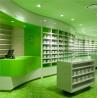 Buy cheap Fashionable Pharmacy Display Cabinet , Green Retail Pharmacy Shelving Multi Combination from wholesalers