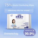 Highly Sterilized Antibacterial Alcohol Wipes Effectively Kills Live Viruses