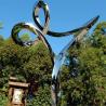 Buy cheap OEM Forge Circle Modern Stainless Steel Sculpture For Garden Decoration from wholesalers