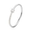 Buy cheap 58X44mm 14k Gold Plated Kaleidoscope Bracelet Silver Rhinestone Bangle Bracelets from wholesalers