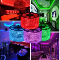 Buy cheap 1500lm SMD5050 AC LED Light Strip 220V 240V 110V 230V 6W/M Waterproof LED Tape product