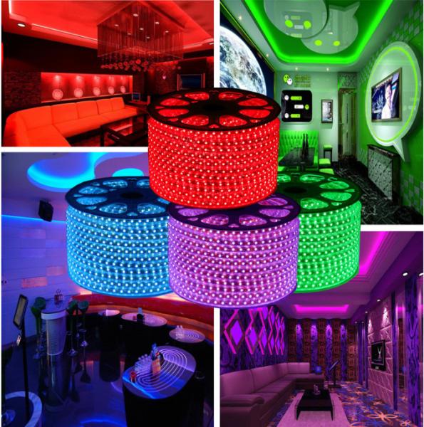 Buy cheap 1500lm SMD5050 AC LED Light Strip 220V 240V 110V 230V 6W/M Waterproof LED Tape from wholesalers