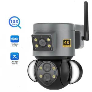 Wholesale Outdoor Indoor CCTV Security Camera Panoramic With 4MP Floodlight from china suppliers
