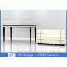 Buy cheap Pretty Beige Glass Jewellery Counter / Jewellery Display Showcases from wholesalers
