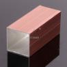 Buy cheap Light Wood Grain Aluminium Tube Profiles Middle Size Square Alloy T3-T8 from wholesalers