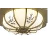 Buy cheap 4 Acrylic Invisible Blades 5250lm Modern Retractable Ceiling Fan Light 220v from wholesalers