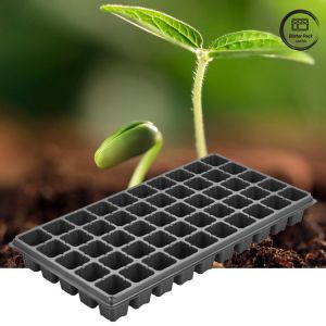 Buy cheap 50-Hole Seedling Starter Tray, Hard Plastic Nursery Propagation Tray for Home Garden Planting from wholesalers