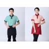 Buy cheap Embroidered Unique Restaurant Uniforms With Single Row Transparent Resin Buttons from wholesalers