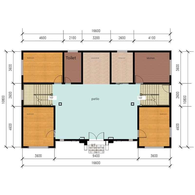 Villa Prefabricated Building Activity Room Mobile Villa Design Scheme with Steel Structure