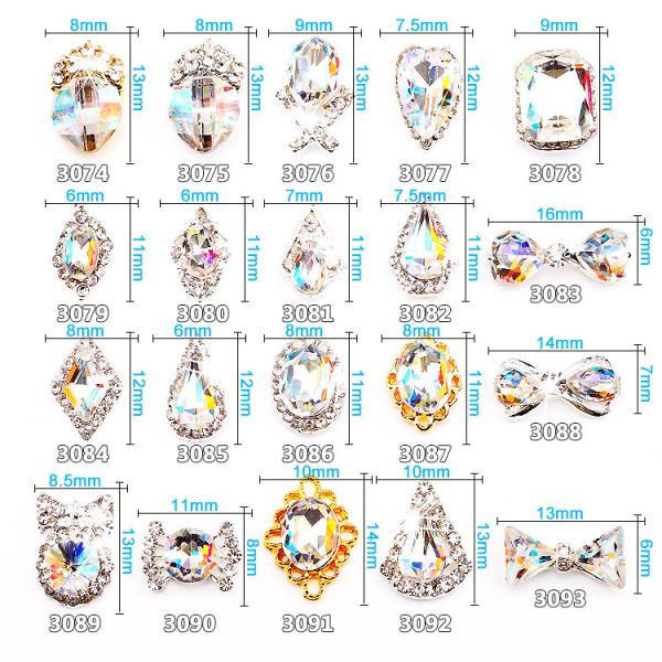 NEW Arrival jewelry nail art cabochons for nail art decoration - nail jewelry