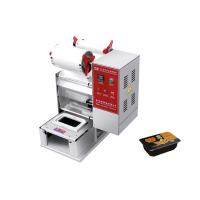 Buy cheap SUS304 Table Top Tray Sealing Machine Roll Film for tray and bowl product