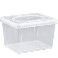 Buy cheap Transparent Plastic Fresh-keeping Rectangular Freezer Box with Lid Keep Food product