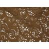 Buy cheap 0.45 Mm Perforated Leather Fabric , Brown Suede Perforated Leather Material from wholesalers