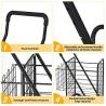 Buy cheap 360 Rolling Swivel Wheels Shopping Cart Double Basket Folding Portable Cart from wholesalers