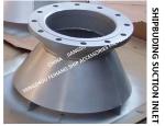Stainless steel suction port for marine sewage well-stainless steel water tank