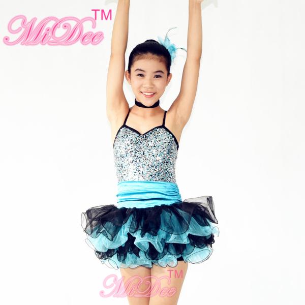 Endearing Dance Competition Wear Sweetheart Bodice Blue Short Dresses , Neck