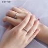 Buy cheap 0.7in 0.06oz Sterling Silver Jewelry Rings Mother Trendy Twisted Band Ring from wholesalers