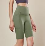 Women'S Fitness Sportswear High Waisted Yoga Pants With Pockets Workout Summer
