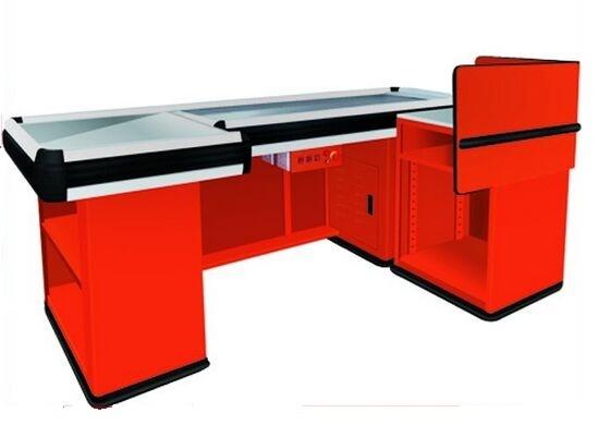 Buy cheap Supermarket Checkout Counters With Transport Tape , Custom Stainless Steel Countertops from wholesalers